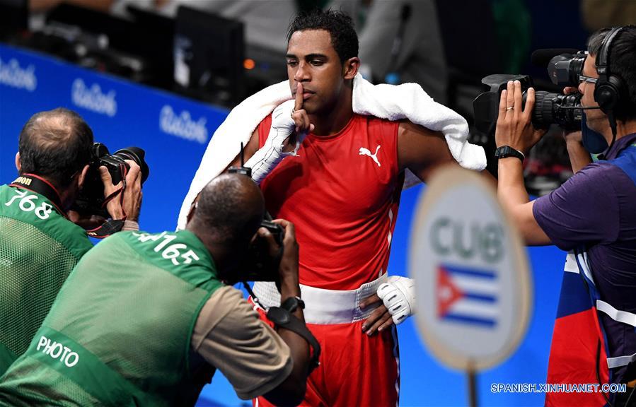 （里约奥运会·夺冠一刻）（1）拳击——男子75公斤级：古巴选手洛佩斯获得冠军