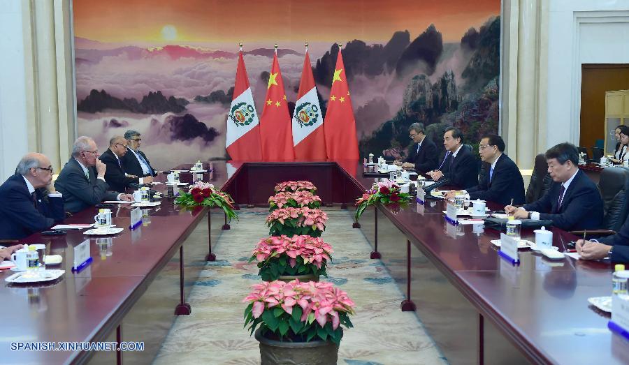 China está dispuesta a trabajar con Perú para promover el éxito de la próxima Reunión de Líderes de las Economías del Foro de Cooperación Asia Pacífico (APEC, por sus siglas en inglés), declaró hoy el primer ministro chino, Li Keqiang.