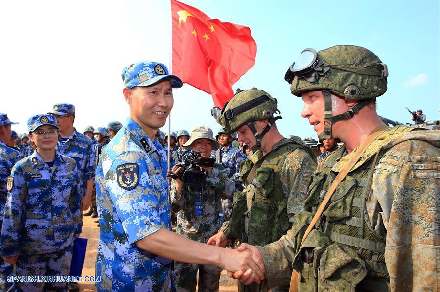 China y Rusia comenzaron el martes un ejercicio naval conjunto frente a las costas de la provincia china de Guangdong en el Mar Meridional de China.