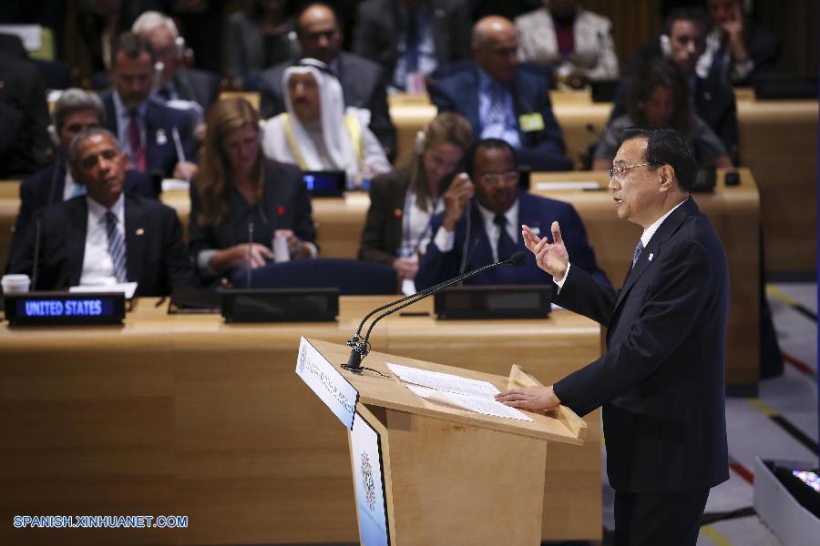 El primer ministro chino, Li Keqiang, instó el martes a todos los países a dedicar un esfuerzo más coordinado para abordar la mayor crisis de refugiados desde la Segunda Guerra Mundial.