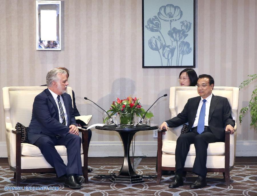 El primer ministro chino, Li Keqiang, sostuvo reuniones con el alcalde de Montreal, Denis Coderre, y con el premier de Quebec, Philippe Couillard, el viernes, haciendo un llamamiento para que continúen encabezando la cooperación China-Canadá a nivel local.