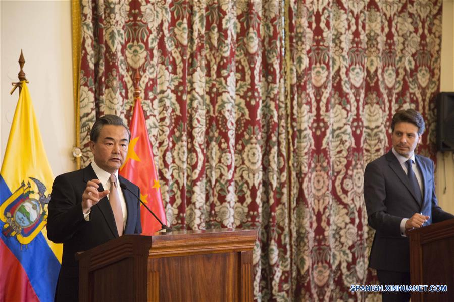 (2)ECUADOR-QUITO-CHINA-POLITICA-REUNION