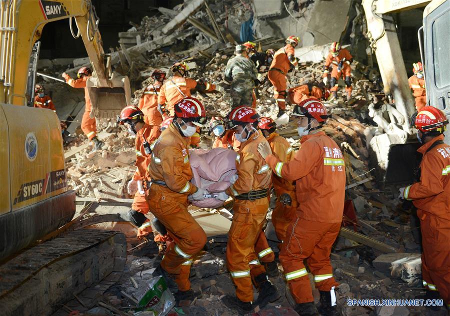(34)CHINA-ZHEJIANG-ACCIDENTE-COLAPSO