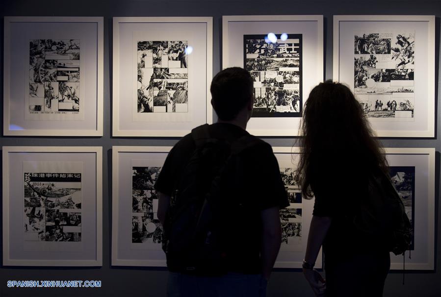 Exposición 'Descubriendo el manhua chino' reúne 230 obras de historieta china, 130 de ellas originales, de doce artistas diferentes.