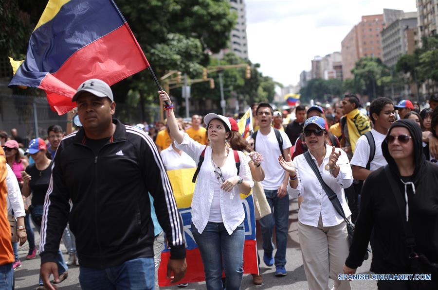 (1)VENEZUELA-CARACAS-SOCIEDAD-PROTESTA