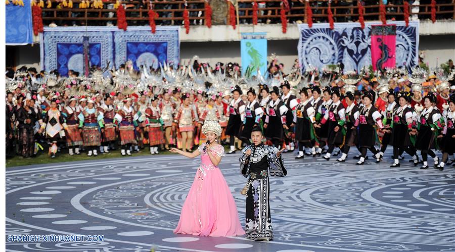 Guizhou: Feria para celebrar año nuevo de grupo étnico Miao en Leishan
