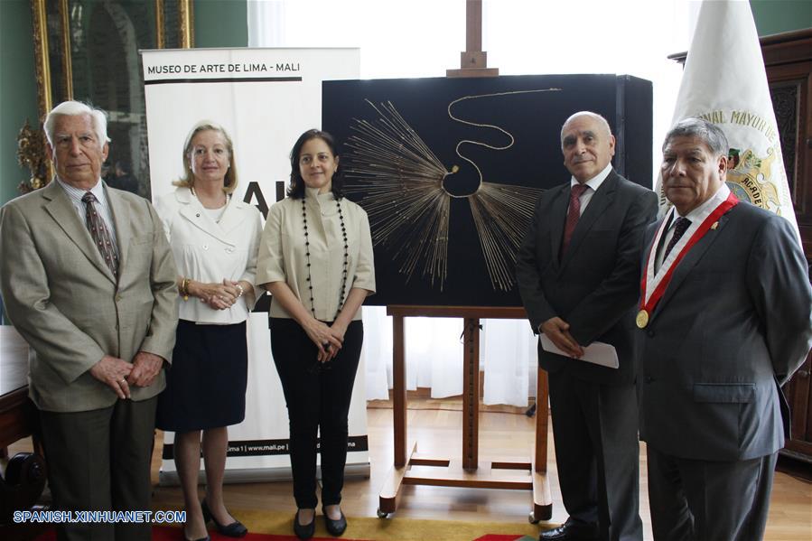 El viernes se realizó una ceremonia de acuerdo de colaboración entre el Museo de Arte de Lima (MALI) y la Fundación Temple-Radicati de la Universidad Nacional Mayor de San Marcos (UNMSM), para ceder la custodia de una colección de 29 'quipus', antiguos sistemas de contabilidad y relatos de los incas, y una 'yupana', reunida por el investigador Carlo Radicati di Primeglio, al Museo de Arte de Lima.