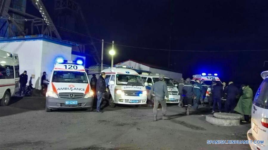 (1)CHINA-CHIFENG-ACCIDENTE-MINA