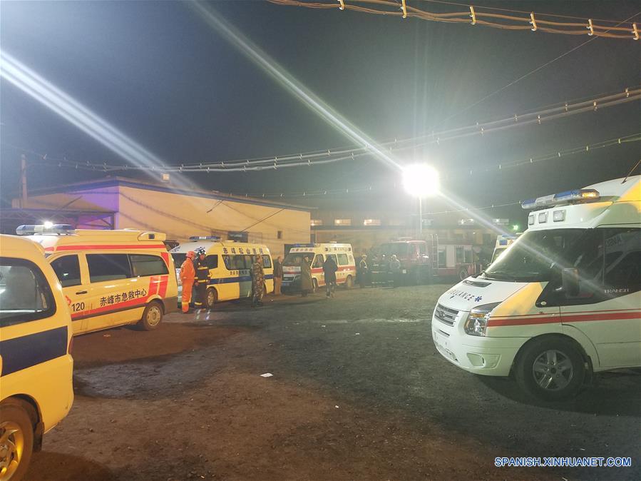 (4)CHINA-CHIFENG-ACCIDENTE-MINA