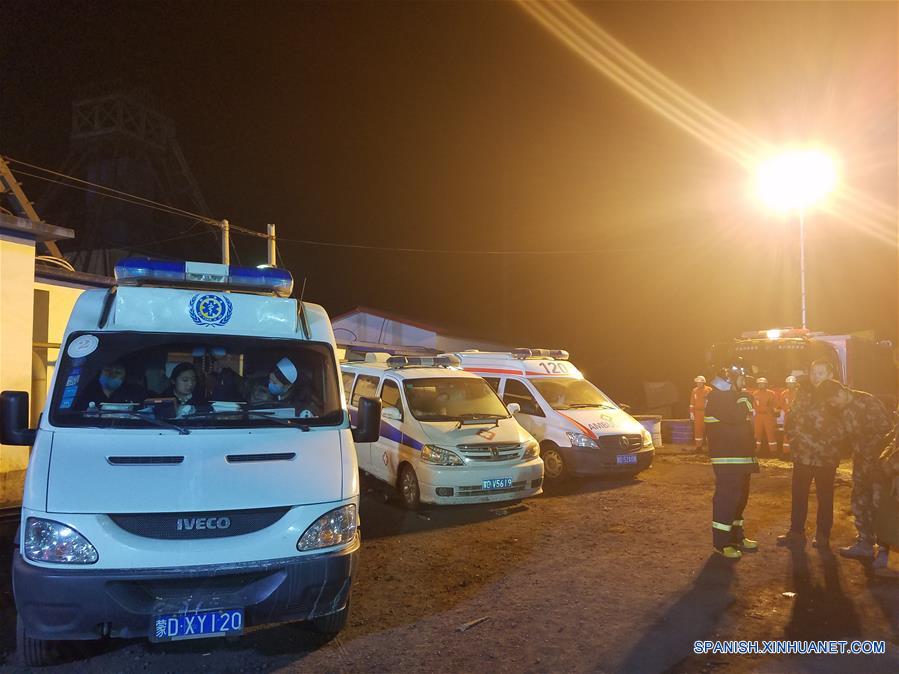 (5)CHINA-CHIFENG-ACCIDENTE-MINA