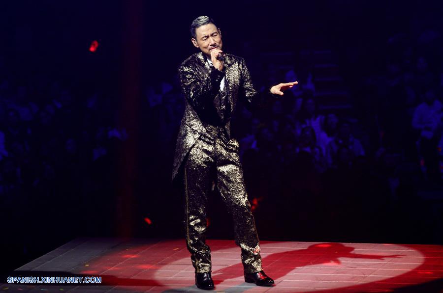 Cantante Jacky Cheung ofrece concierto en Hong Kong