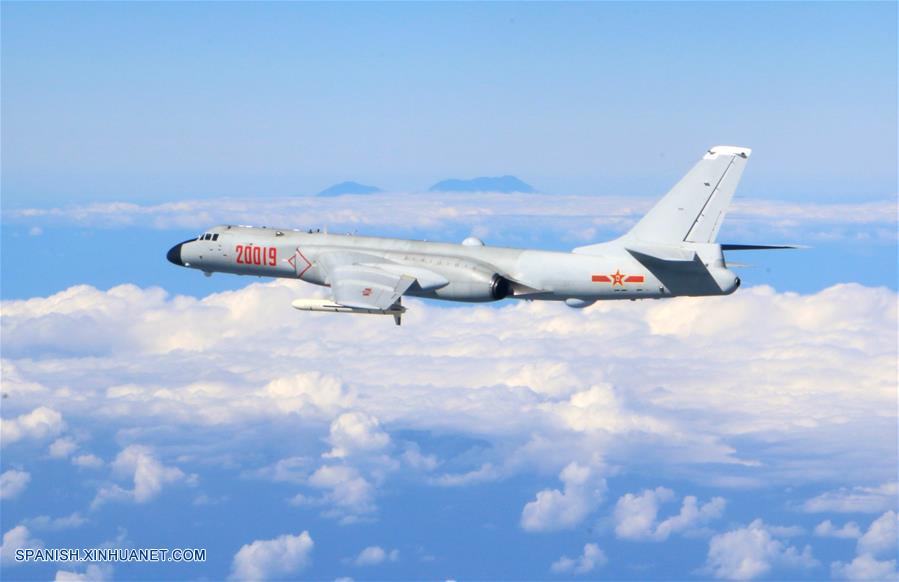 Los simulacros realizados por la Fuerza Aérea de China en altamar son actividades militares de rutina regulares, dijo el jueves un vocero de la Fuerza Aérea.