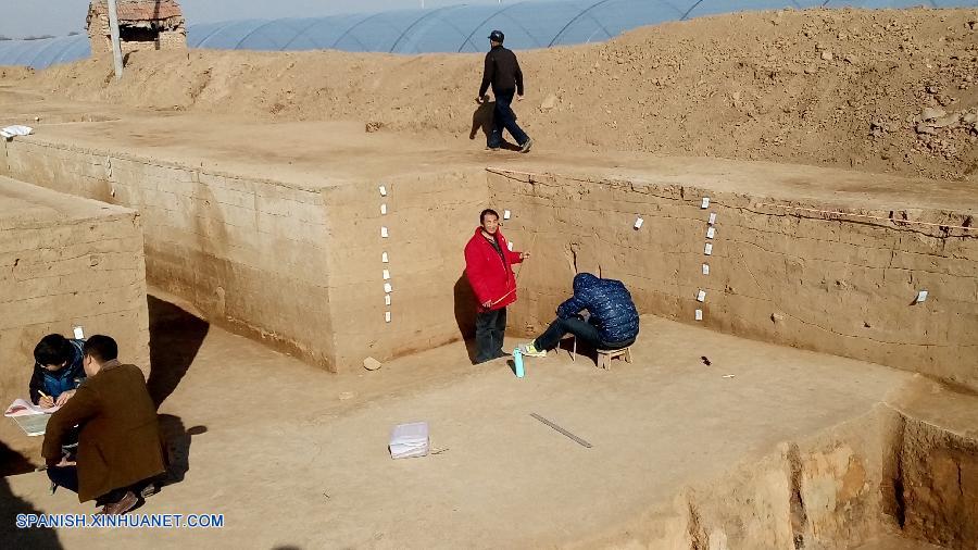 Arqueólogos chinos desenterraron un raro sótano y chimenea en las ruinas de una antigua ciudad que fue capital estatal hace cerca de 2.400 años.