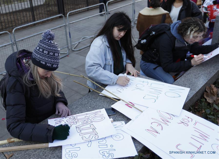 (8)REINO UNIDO-LONDRES-SOCIEDAD-PROTESTA