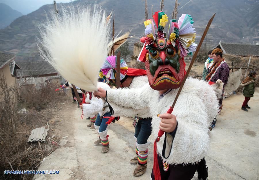 Chigezhou, catalogado como patrimonio cultural intangible nacional en 2008, es un ritual muy importante para el pueblo Baima que todavía adora a la naturaleza.