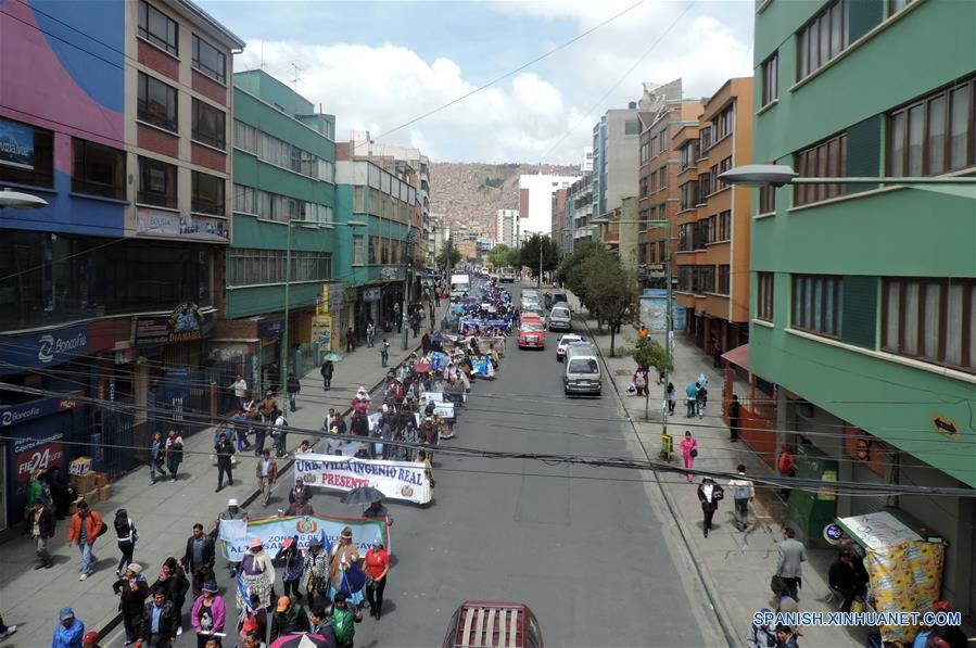 (2)BOLIVIA-LA PAZ-SOCIEDAD-PROTESTA