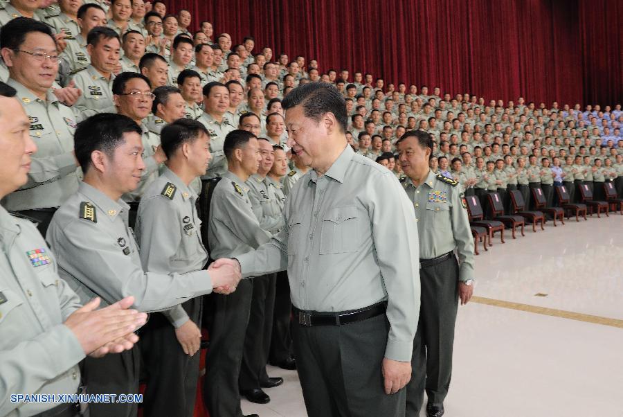 El presidente de China, Xi Jinping, inspeccionó el viernes el Comando de Teatro de Operaciones del Sur del Ejército Popular de Liberación (EPL) y destacó la construcción de un Ejército fuerte.