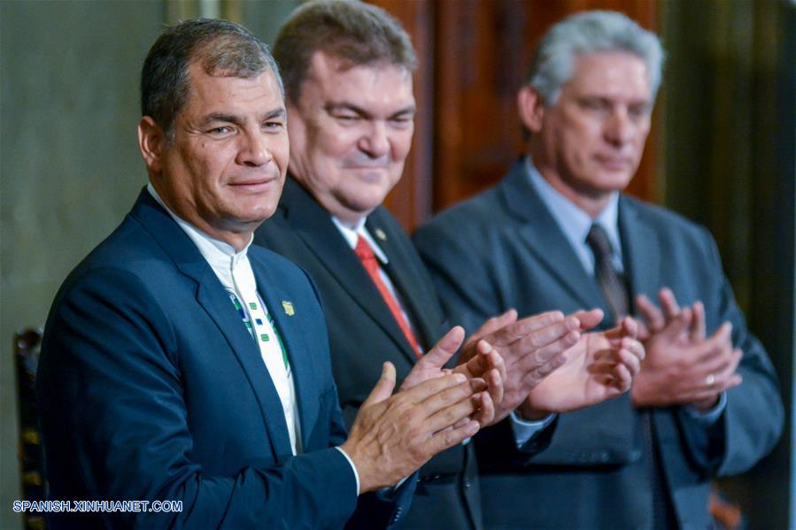 (3)CUBA-HABANA-ECUADOR-POLITICA-VISITA