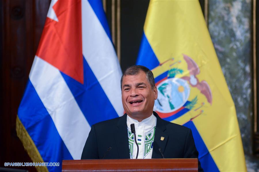 (5)CUBA-HABANA-ECUADOR-POLITICA-VISITA