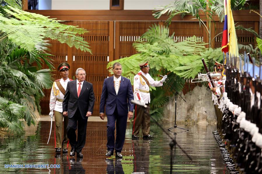 (11)CUBA-HABANA-ECUADOR-POLITICA-VISITA