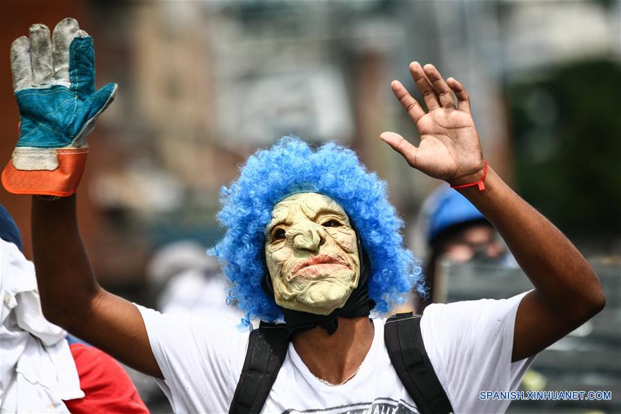 (21)VENEZUELA-CARACAS-SOCIEDAD-PROTESTA