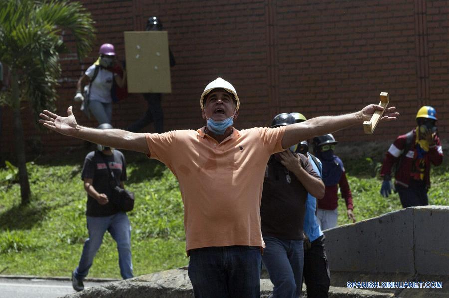 (19)VENEZUELA-CARACAS-SOCIEDAD-PROTESTA
