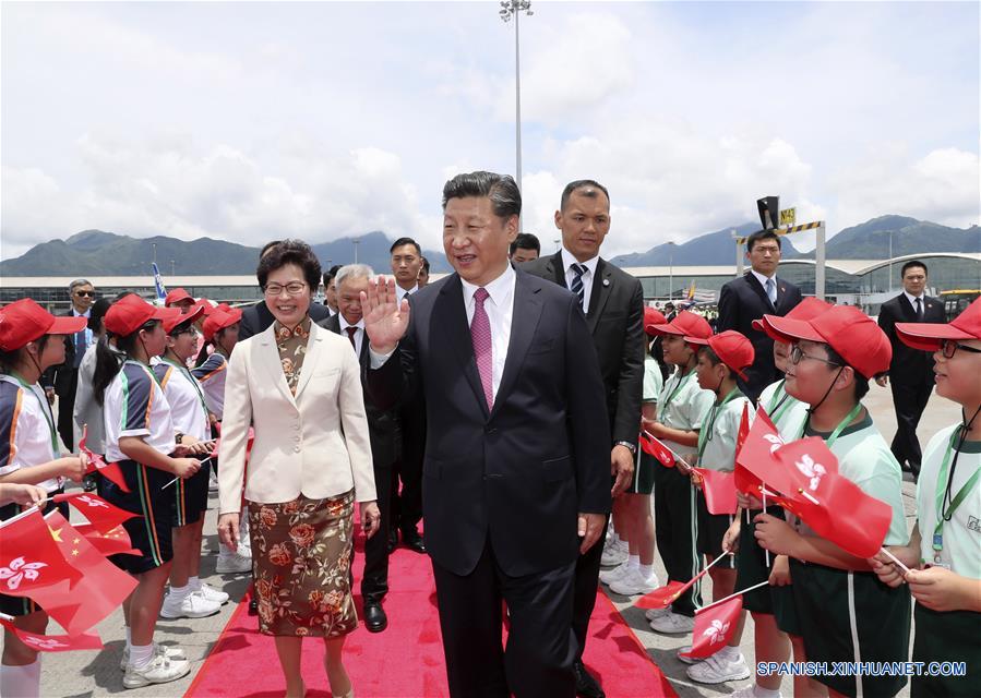 (6)CHINA-HONG KONG-POLITICA-XI JINPING