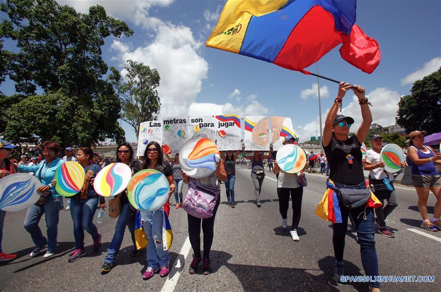 (15)VENEZUELA-CARACAS-SOCIEDAD-PROTESTA