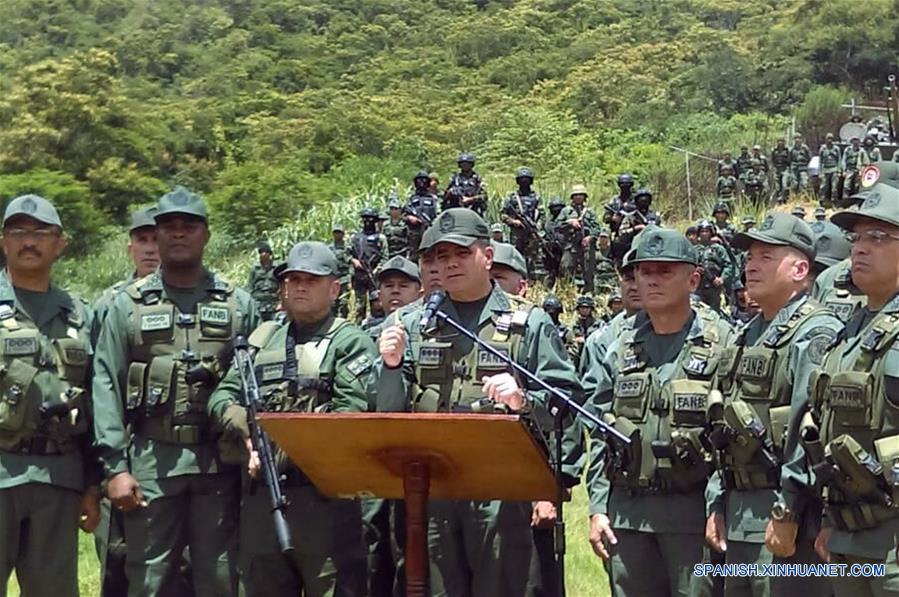 (3)VENEZUELA-CARACAS-MILITARES-EVENTO