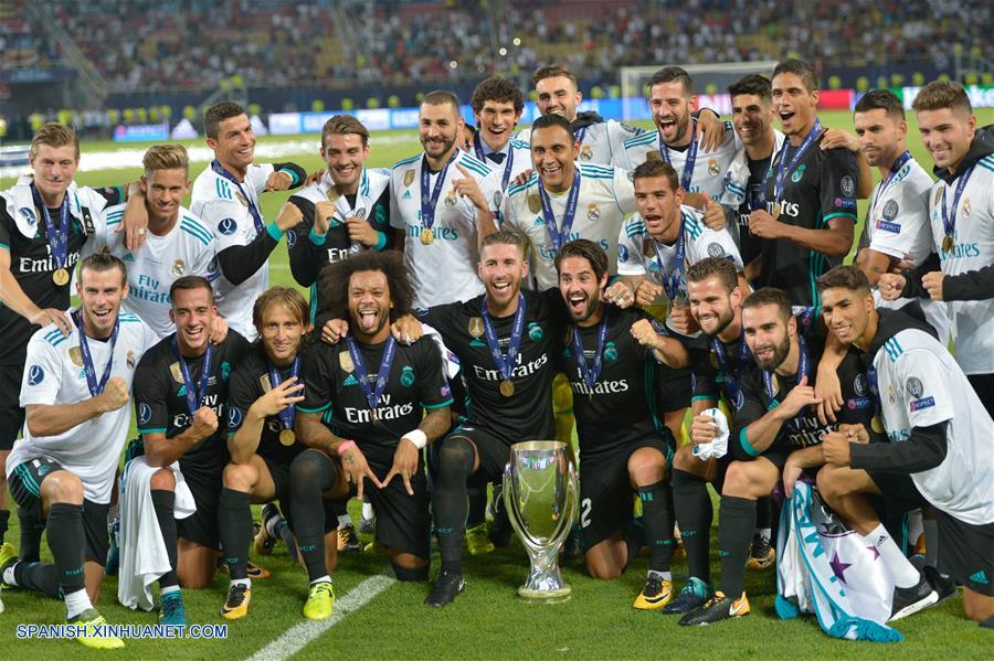 （体育）（2）足球——欧洲超级杯：皇马夺冠