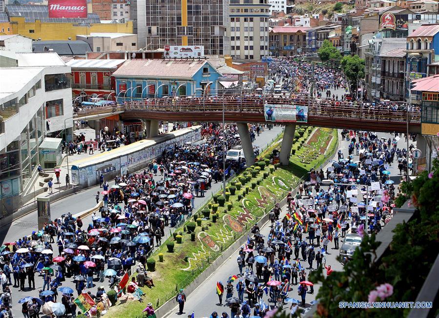 (1)BOLIVIA-LA PAZ-SOCIEDAD-PROTESTA