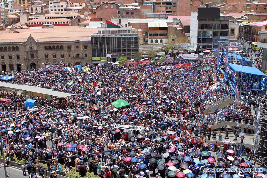 (2)BOLIVIA-LA PAZ-SOCIEDAD-PROTESTA