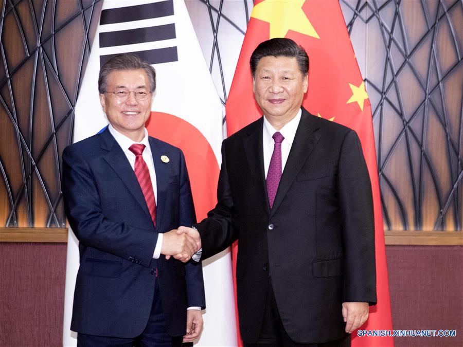 RESUMEN: Presidentes de China y Corea del Sur conversan sobre lazos  bilaterales y península coreana