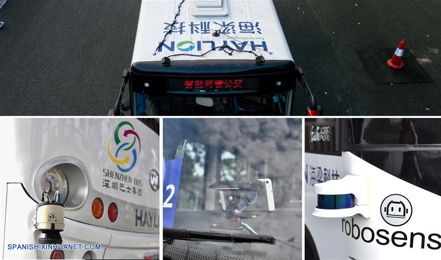 Cuatro autobuses autónomos comenzaron hoy sábado operaciones de prueba en Shenzhen, una ciudad del sur de China conocida por ser la sede de numerosas compañías de alta tecnología.