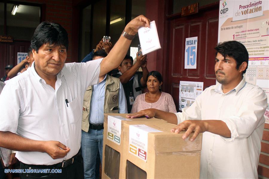(1)BOLIVIA-COCHABAMBA-POLITICA-ELECCIONES
