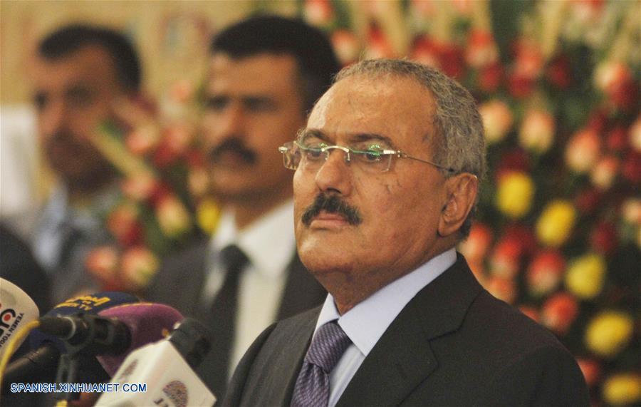 （国际）（1）消息人士称也门前总统萨利赫被胡塞武装打死