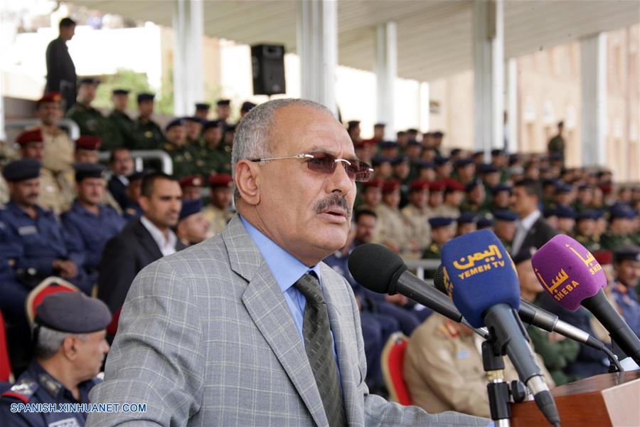 （国际）（2）消息人士称也门前总统萨利赫被胡塞武装打死