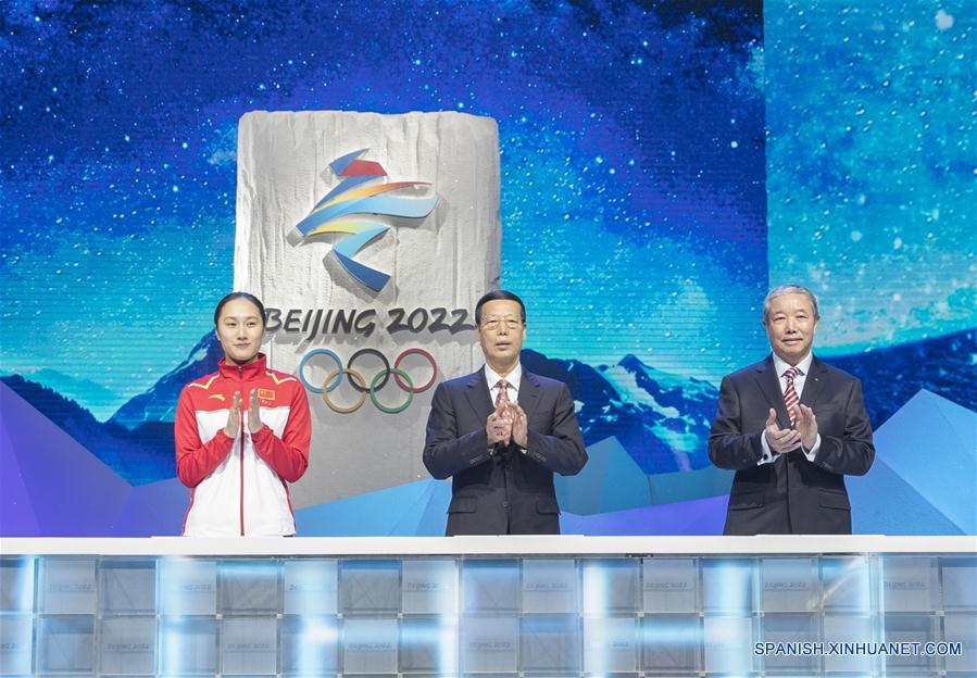CHINA-BEIJING-ZHANG GAOLI-2022 OLYMPIC WINTER GAMES EMBLEM-LAUNCH (CN)