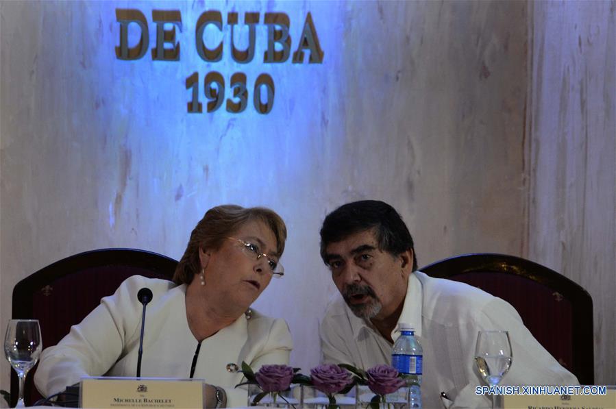 (3)CUBA-HABANA-CHILE-POLITICA-VISITA