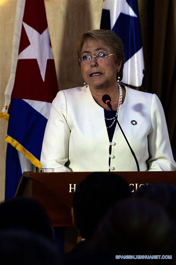 (5)CUBA-HABANA-CHILE-POLITICA-VISITA