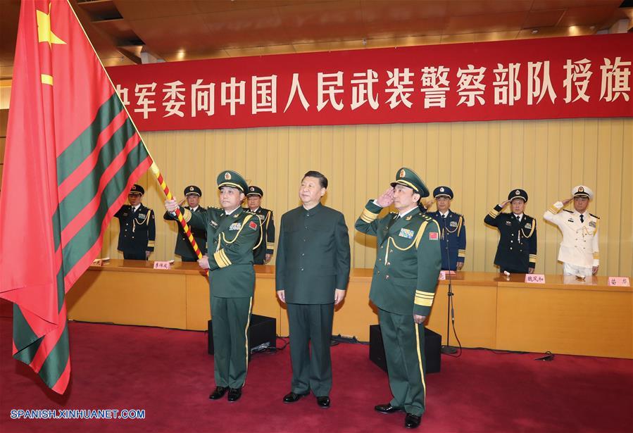 El presidente chino, Xi Jinping, pidió hoy miércoles a la Policía Armada defender el liderazgo absoluto del Partido Comunista de China (PCCh).