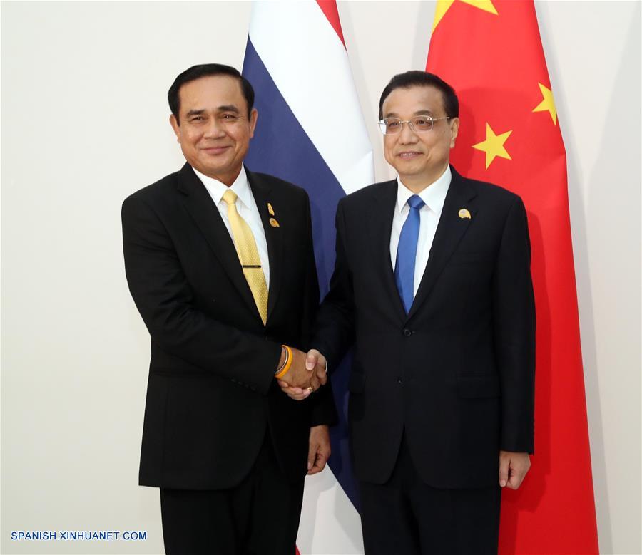 CAMBODIA-PHNOM PENH-CHINA-LI KEQIANG-THAI PM-MEETING