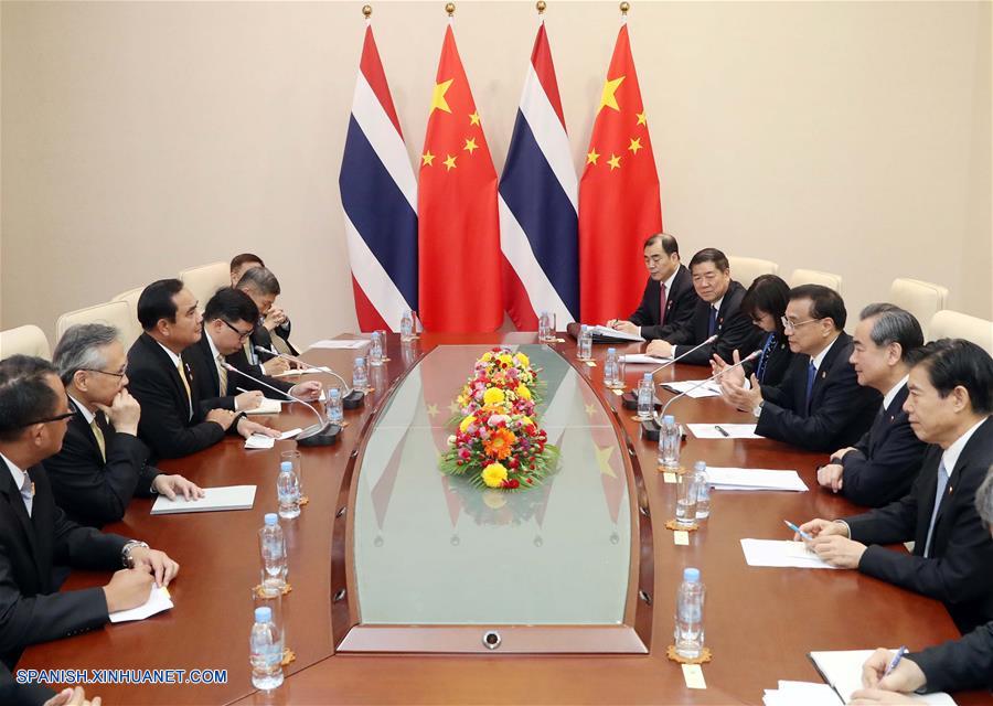 CAMBODIA-PHNOM PENH-CHINA-LI KEQIANG-THAI PM-MEETING