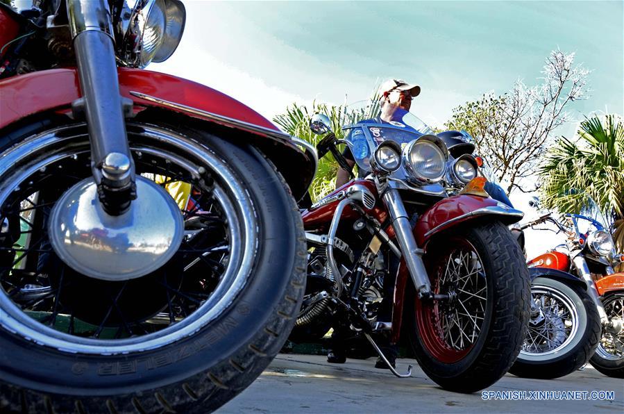 (5)CUBA-MATANZAS-REUNION-HARLEY DAVIDSON