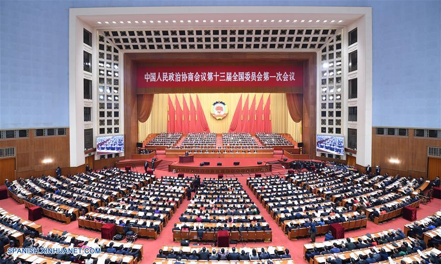 El máximo órgano de asesoría política de China inauguró su sesión anual la tarde de hoy sábado en Beijing, marcando el inicio de la temporada política anual del país.