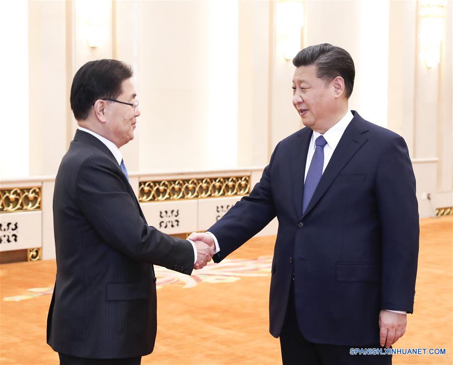 CHINA-BEIJING-XI JINPING-ROK-MEETING (CN)