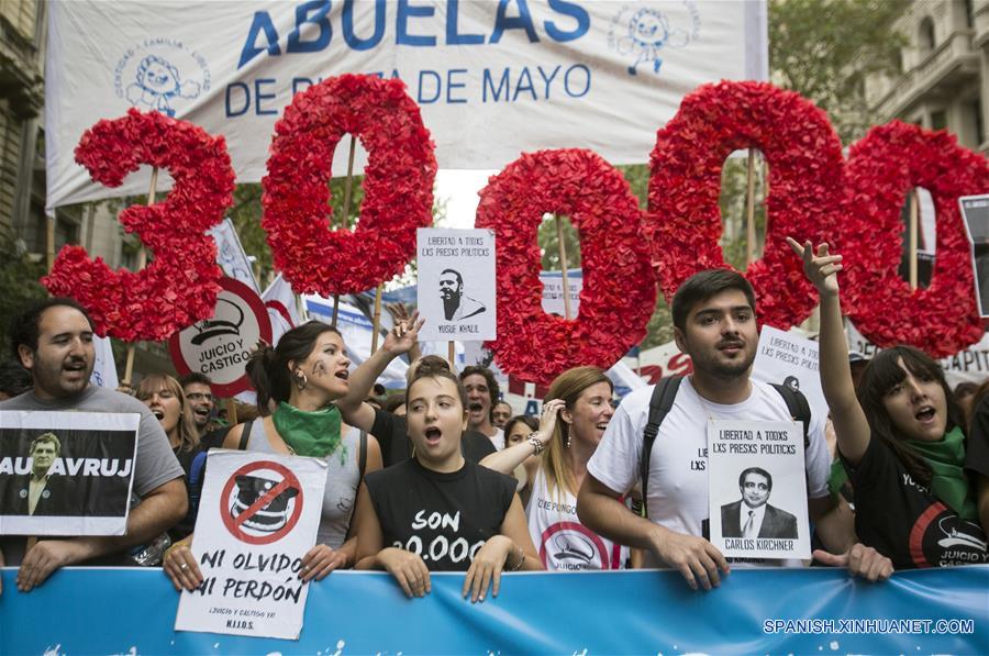 (3)ARGENTINA-BUENOS AIRES-ANIVERSARIO DE GOLPE DE ESTADO-MARCHA