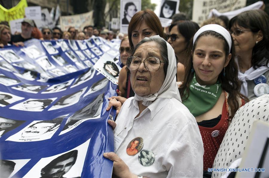(4)ARGENTINA-BUENOS AIRES-ANIVERSARIO DE GOLPE DE ESTADO-MARCHA
