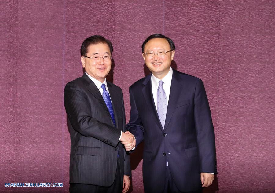 Durante su visita a Seúl, Yang también se reunió con Chung Eui-yong, máximo asesor de seguridad del presidente surcoreano, y con la ministra de Relaciones Exteriores de la República de Corea, Kang Kyung-wha.