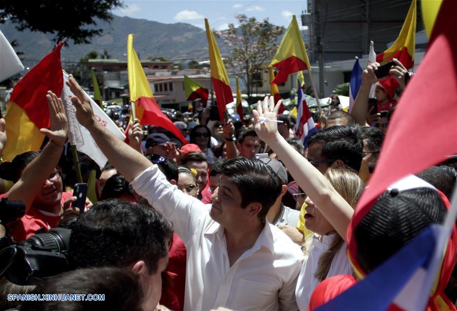 (3)COSTA RICA-SAN JOSE-ELECCIONES PRESIDENCIALES